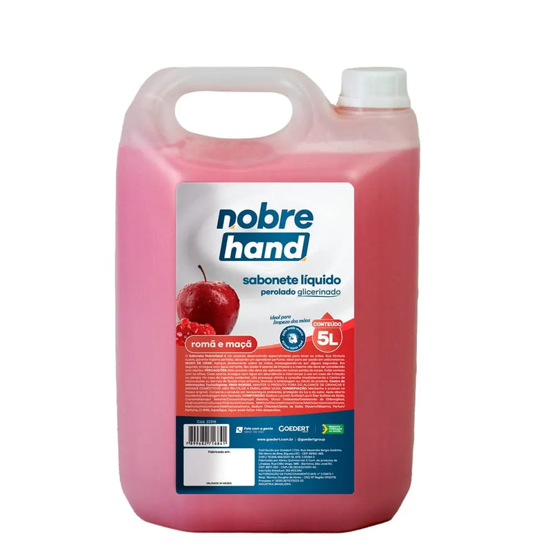 Sabonete Líquido Perolado – Romã e Maçã – 5l – Nobre Hand