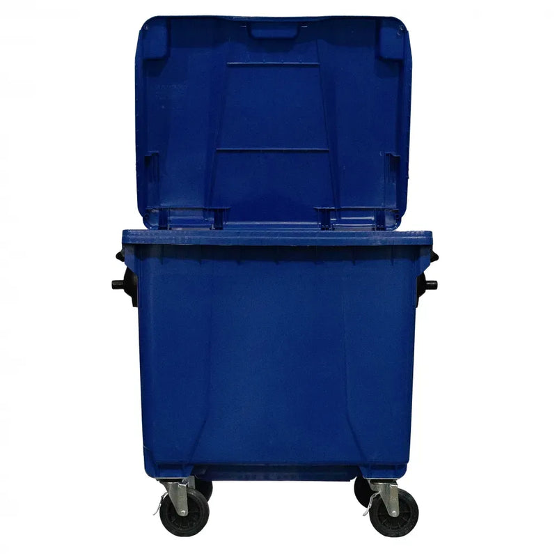 Container de Lixo ou Lixeira Gruplast em Plástico 1000L Azul