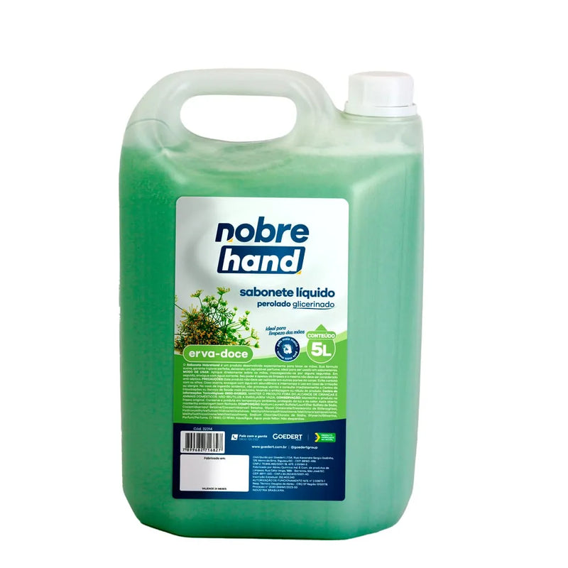 Sabonete Líquido Perolado – Erva Doce – 5l – Nobre Hand