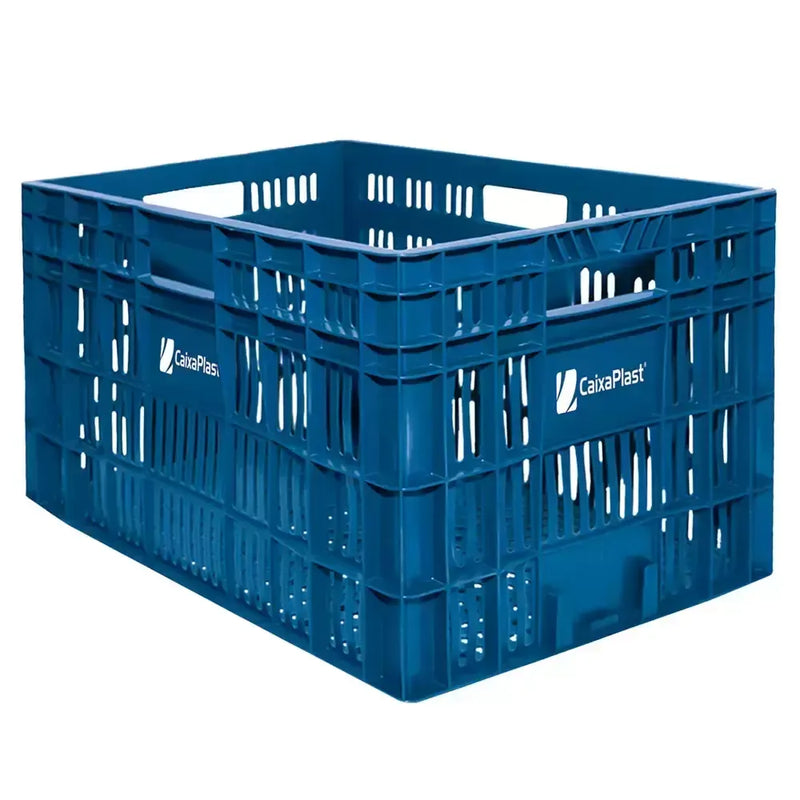 Caixa Plástica Gruplast Horti Frutti Azul 30kg 60 Litros