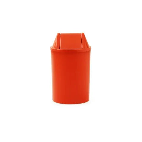 Cesto de Lixo 15L com Tampa Basculante Laranja