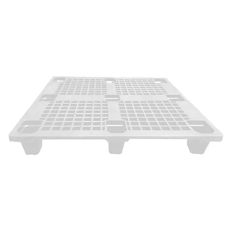 Eco Pallet de Plástico Vazado Branco 1,00x120M