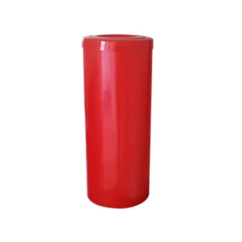 Cesto de Lixo 23L c/ Tampa Flip Top - Vermelho -Gruplast